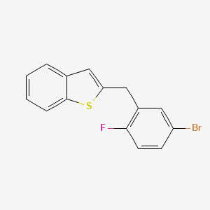 2-(5-Bromo-2-fluorobenzyl)benzo[b]thiophene