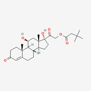 molecular formula C27H40O6 B13753291 Hydrocortisone tebutate CAS No. 508-96-3