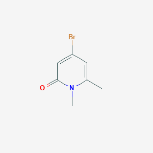 molecular formula C7H8BrNO B1375331 4-bromo-1,6-dimethylpyridin-2(1H)-one CAS No. 1114563-01-7