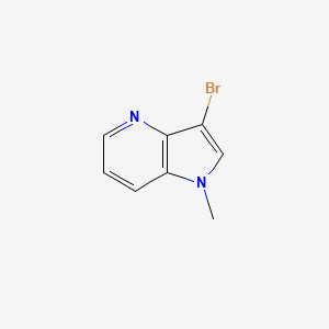 molecular formula C8H7BrN2 B1375332 3-溴-1-甲基-1H-吡咯并[3,2-b]吡啶 CAS No. 1357142-80-3