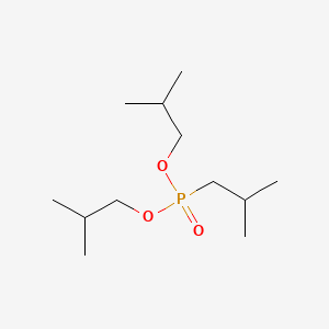 molecular formula C12H27O3P B13753366 Bis(2-methylpropyl) (2-methylpropyl)phosphonate CAS No. 52928-43-5