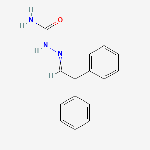 molecular formula C15H15N3O B13753390 2-(2,2-Diphenylethylidene)hydrazinecarboxamide CAS No. 5449-28-5
