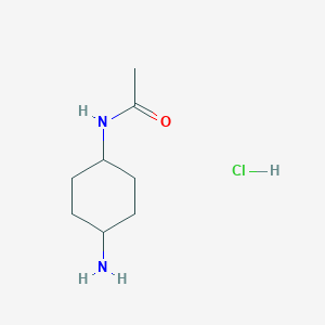 molecular formula C8H17ClN2O B1375340 N-(4-氨基环己基)乙酰胺盐酸盐 CAS No. 1192132-88-9