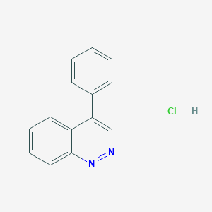 molecular formula C14H11ClN2 B13753407 4-Phenyl-cinnoline hcl 