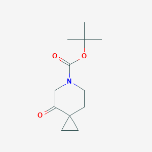 molecular formula C12H19NO3 B1375346 Tert-butyl 4-oxo-6-azaspiro[2.5]octane-6-carboxylate CAS No. 1101840-74-7