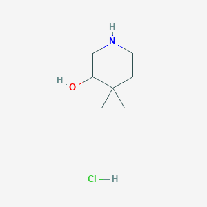 molecular formula C7H14ClNO B1375347 6-Azaspiro[2.5]octan-4-OL hydrochloride CAS No. 955028-68-9