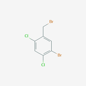 molecular formula C7H4Br2Cl2 B1375353 1-溴-5-(溴甲基)-2,4-二氯苯 CAS No. 1350760-83-6