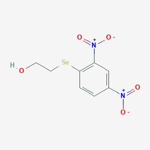 molecular formula C8H8N2O5Se B13753530 2-[(2,4-Dinitrophenyl)selanyl]ethan-1-ol CAS No. 62559-23-3