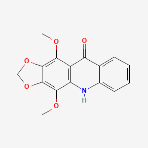 molecular formula C16H13NO5 B13753561 Xanthevodine CAS No. 477-78-1