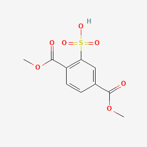 molecular formula C10H10O7S B13753569 Dimethyl 2-sulphoterephthalate CAS No. 55447-98-8