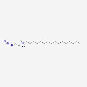 molecular formula C20H43N4+ B13753596 2-Azidoethyl-hexadecyl-dimethylazanium CAS No. 5228-17-1