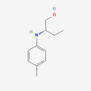 molecular formula C11H17NO B13753634 (2S)-2-(4-Methylanilino)butan-1-ol CAS No. 572923-27-4