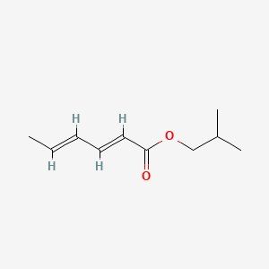 molecular formula C10H16O2 B13753675 Isobutyl hexa-2,4-dienoate CAS No. 62279-96-3