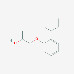 molecular formula C13H20O2 B13753714 1-(2-Butan-2-ylphenoxy)propan-2-ol CAS No. 5331-25-9