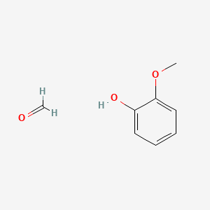 molecular formula C8H10O3 B13753733 formaldehyde;2-methoxyphenol CAS No. 73208-73-8