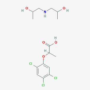 molecular formula C15H22Cl3NO5 B13753773 Fenoprop diisopropanolamine CAS No. 53404-09-4