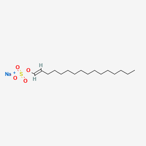 molecular formula C16H31NaO4S B13753781 Sodium hexadecenyl sulphate CAS No. 27236-51-7