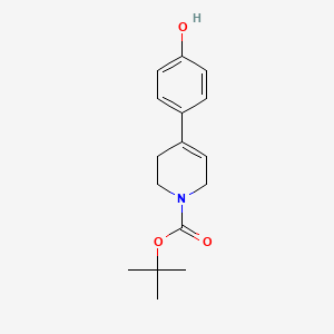 Tert-butyl 4-(4-hydroxyphenyl)-1,2,3,6-tetrahydropyridine-1-carboxylate