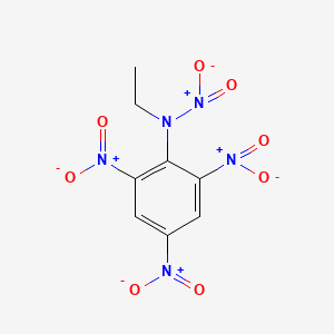 molecular formula C8H7N5O8 B13753812 N-Ethyl-N,2,4,6-tetranitroaniline CAS No. 6052-13-7
