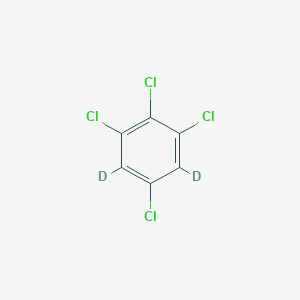 molecular formula C6H2Cl4 B13753889 1,2,3,5-Tetrachlorobenzene-D2 