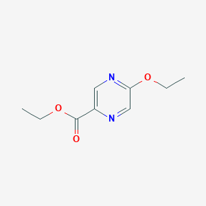 molecular formula C9H12N2O3 B1375393 Ethyl 5-ethoxypyrazine-2-carboxylate CAS No. 1262803-60-0