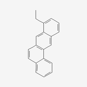 molecular formula C20H16 B13753932 BENZ(a)ANTHRACENE, 8-ETHYL- CAS No. 56961-62-7