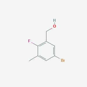 molecular formula C8H8BrFO B1375397 5-Bromo-2-fluoro-3-methylbenzyl alcohol CAS No. 1197944-22-1