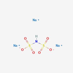 molecular formula HNNa3O6S2+ B13754047 Imidodisulfuric acid, trisodium salt CAS No. 56491-89-5
