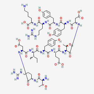 molecular formula C72H107N19O24 B13754127 Protein tyrosine phosphatase*(ptpase)su bstrate(no 