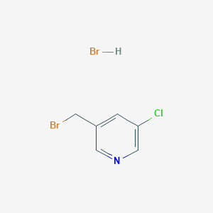 B1375413 3-(Bromomethyl)-5-chloropyridine hydrobromide CAS No. 1263414-18-1