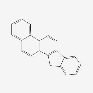 molecular formula C21H14 B13754142 11H-Indeno[2,1-a]phenanthrene CAS No. 220-97-3