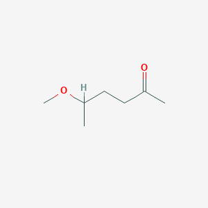 molecular formula C7H14O2 B13754248 5-Methoxyhexan-2-one 