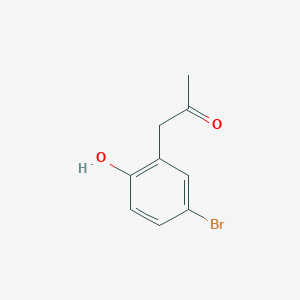 molecular formula C9H9BrO2 B1375425 1-(5-Bromo-2-hydroxyphenyl)propan-2-one CAS No. 1379315-77-1