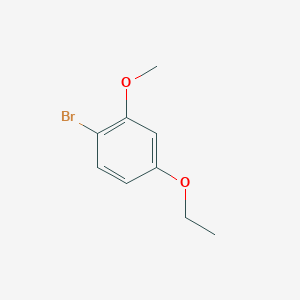 molecular formula C9H11BrO2 B1375427 1-Bromo-4-ethoxy-2-methoxybenzene CAS No. 1353776-78-9