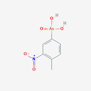 molecular formula C7H8AsNO5 B13754285 (4-Methyl-3-nitrophenyl)arsonic acid CAS No. 6295-19-8