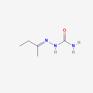 molecular formula C5H11N3O B13754356 Methyl ethyl ketone semicarbazone CAS No. 75039-23-5