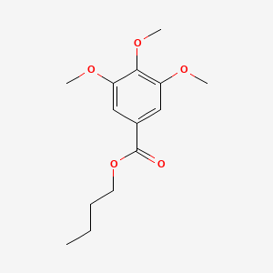 molecular formula C14H20O5 B13754357 Butyl 3,4,5-trimethoxybenzoate CAS No. 6178-46-7