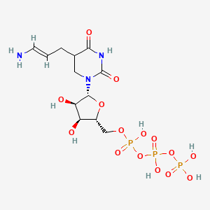 molecular formula C12H22N3O15P3 B13754448 (Aa-utp)sodium salt 