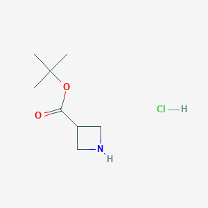 molecular formula C8H16ClNO2 B1375447 tert-Butyl azetidine-3-carboxylate hydrochloride CAS No. 53871-08-2