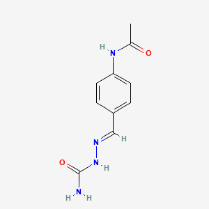 molecular formula C10H12N4O2 B13754474 Acetanilide, semicarbazone CAS No. 22592-41-2