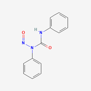 molecular formula C13H11N3O2 B13754504 Urea, N,N'-diphenyl-N-nitroso- CAS No. 60285-31-6