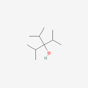 molecular formula C10H22O B13754517 3-Isopropyl-2,4-dimethyl-3-pentanol CAS No. 51200-83-0