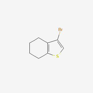 molecular formula C8H9BrS B1375454 3-Bromo-4,5,6,7-tetrahydro-1-benzothiophene CAS No. 1310427-77-0