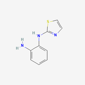 molecular formula C9H9N3S B13754554 N~1~-(1,3-Thiazol-2-yl)benzene-1,2-diamine CAS No. 50473-81-9