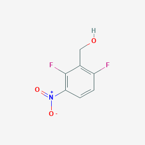 molecular formula C7H5F2NO3 B1375462 (2,6-Difluoro-3-nitrophenyl)methanol CAS No. 206884-26-6