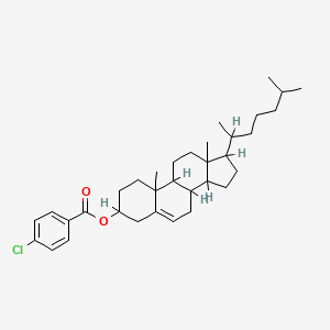molecular formula C34H49ClO2 B13754627 Cholest-5-en-3beta-yl p-chlorobenzoate CAS No. 22575-27-5