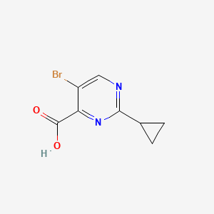 5-Bromo-2-cyclopropylpyrimidine-4-carboxylic acid