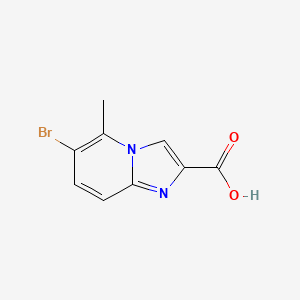 6-Bromo-5-methylimidazo[1,2-a]pyridine-2-carboxylic acid