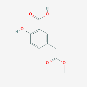 molecular formula C10H10O5 B13754734 Methyl 3-carboxy-4-hydroxyphenylacetate 