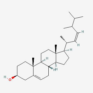 molecular formula C28H46O B13754742 (24xi)-Ergosta-5,22(Z)-dien-3beta-ol CAS No. 51744-68-4
